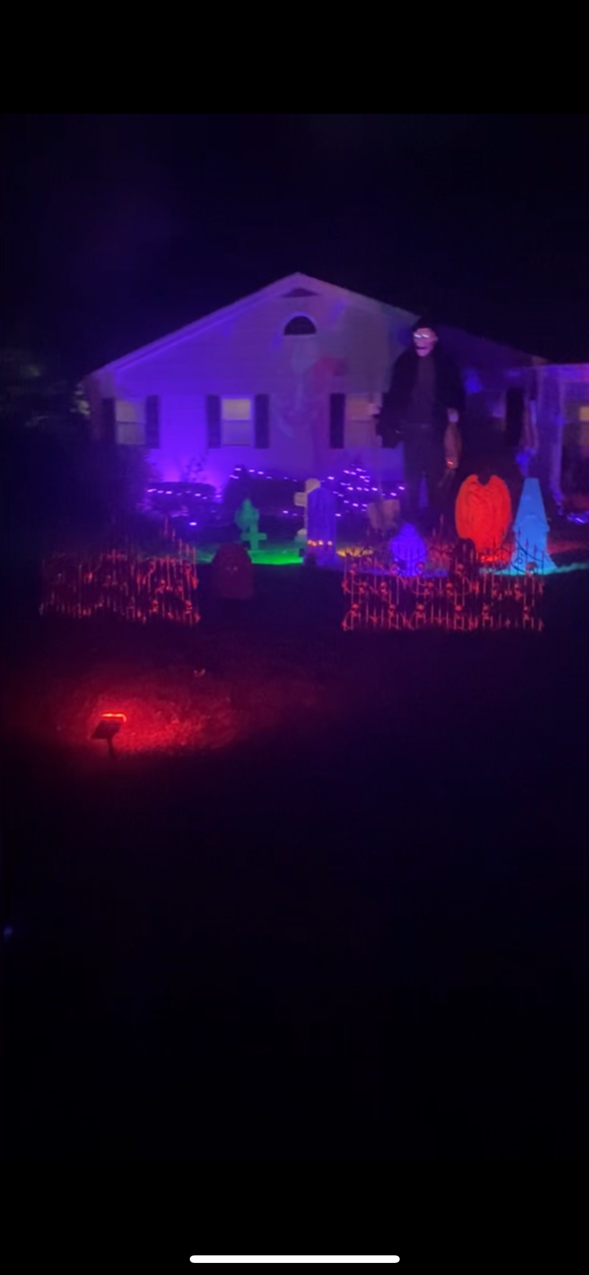 Carnevil Halloween Display in Huntington, New York
