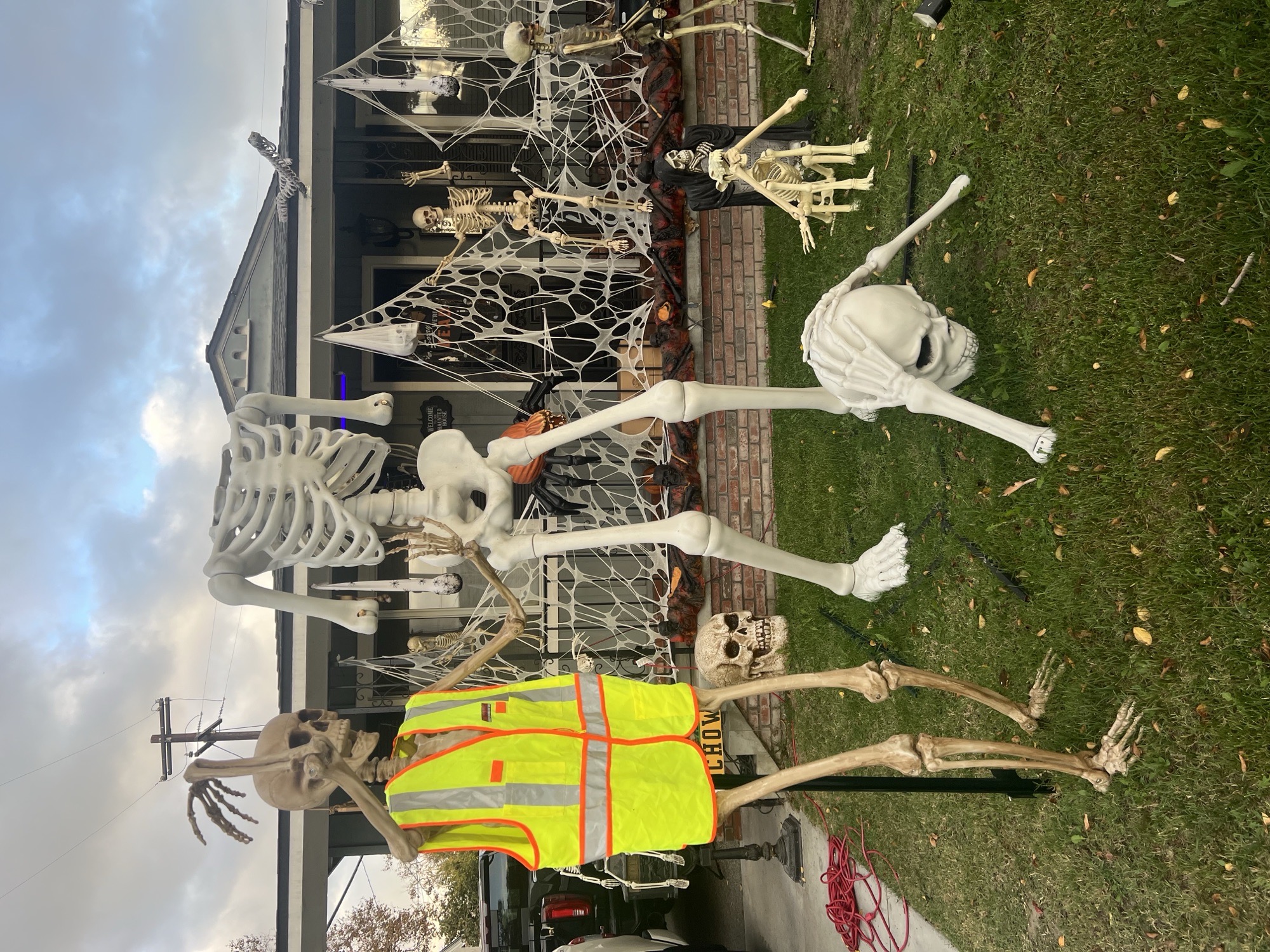 Skeleton House — halloween display in Lakewood, CA