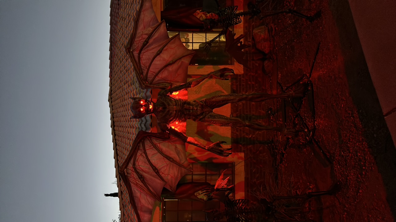 The Spooky House And Graveyard