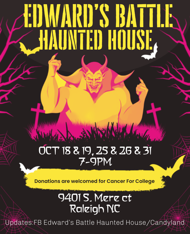 Edward’s battle haunted house