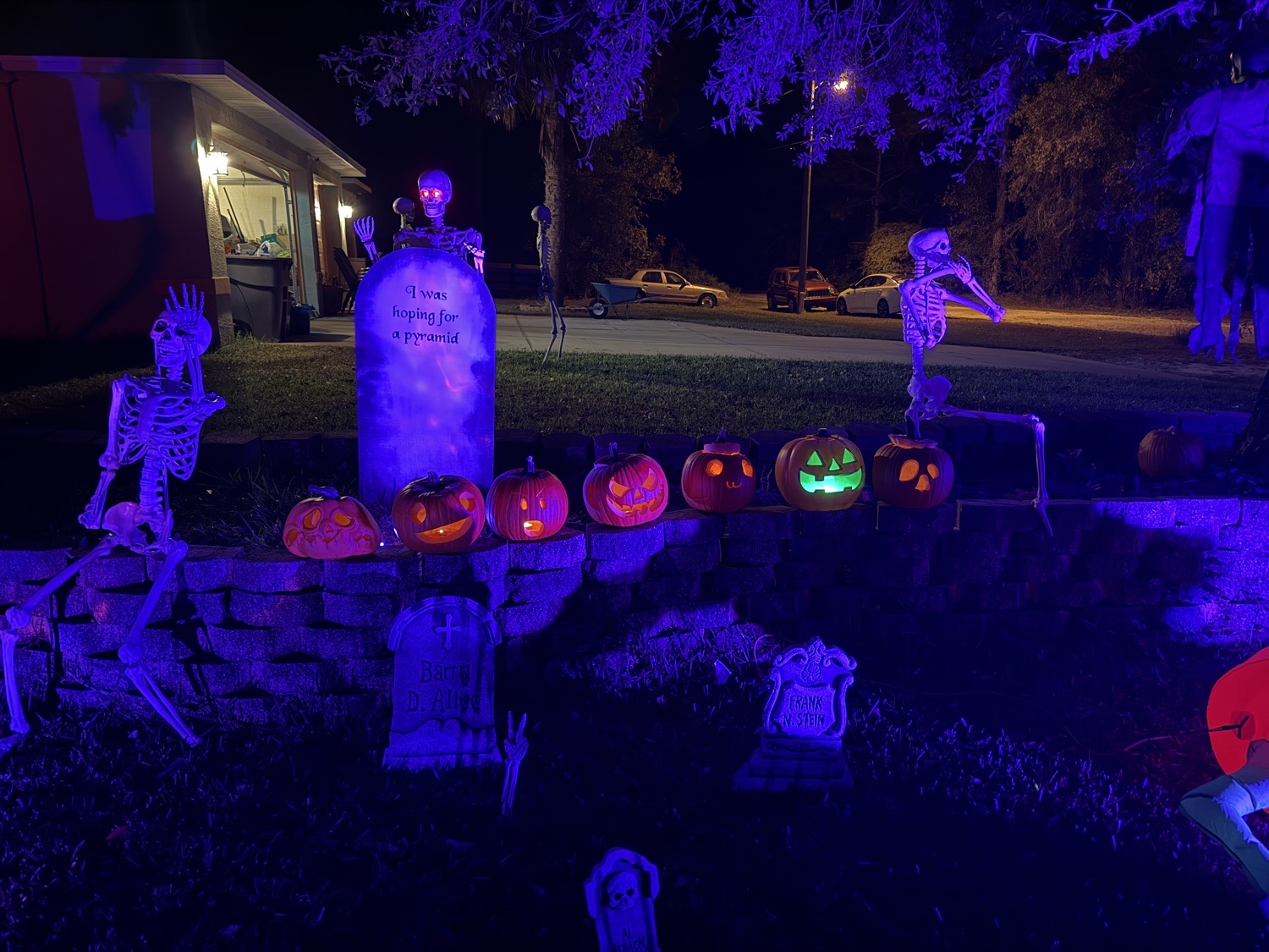 Skeleton Party At The Raveyard