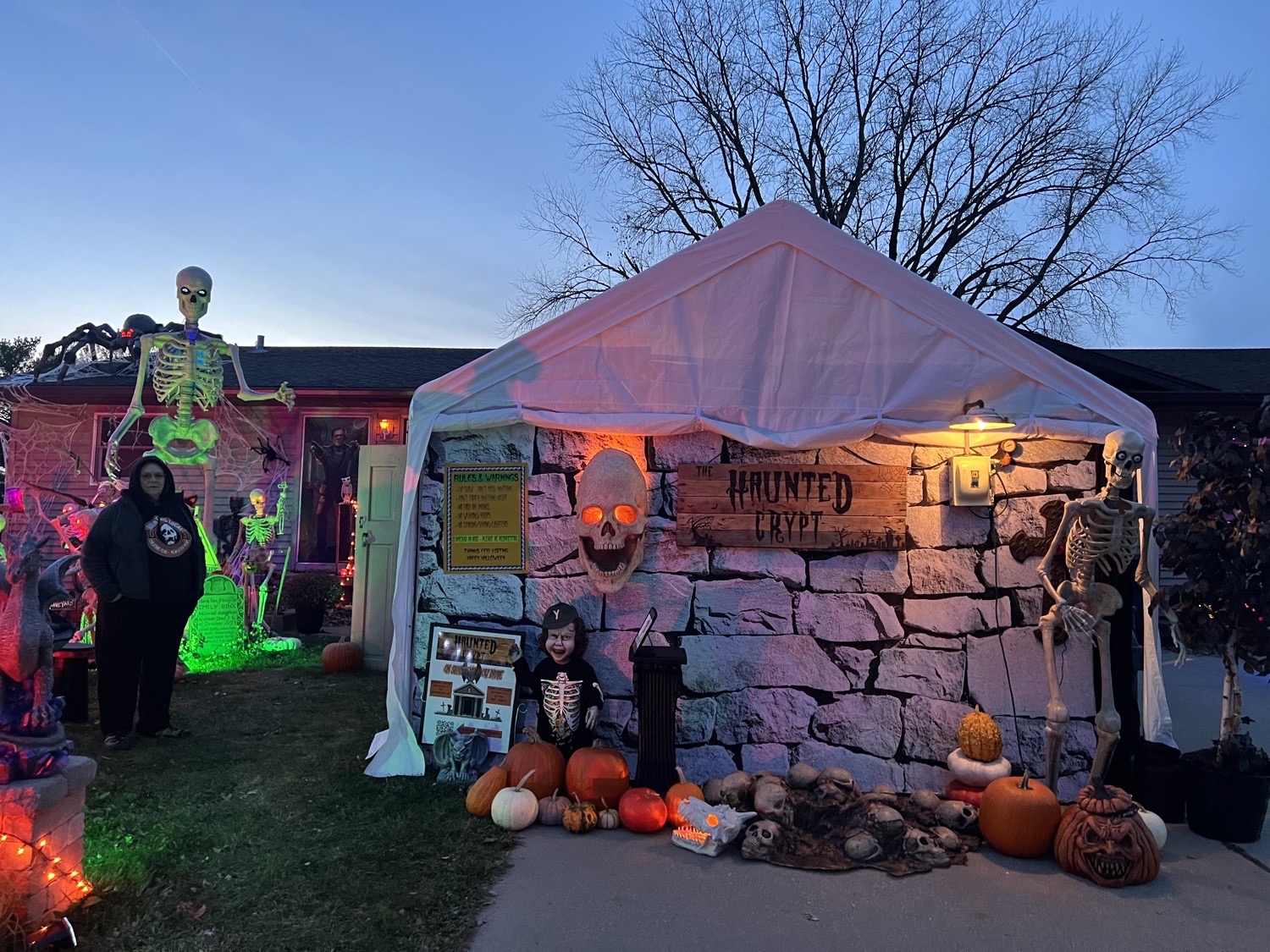 The Haunted Crypt on Sunset Meadow DriveDrive