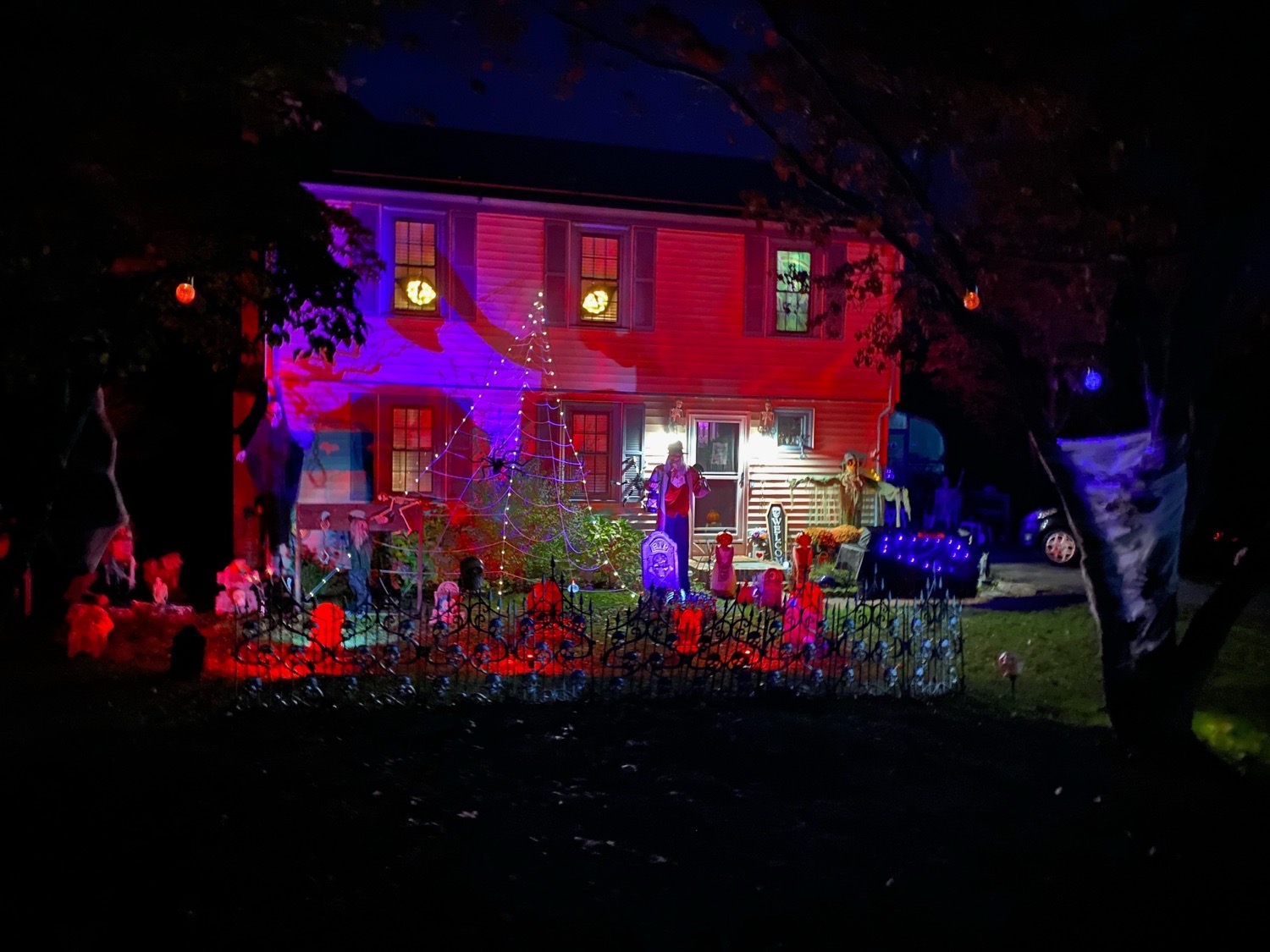 Jac-o'-Lane Hallows Drive-Through Haunt in Plymouth, Massachusetts