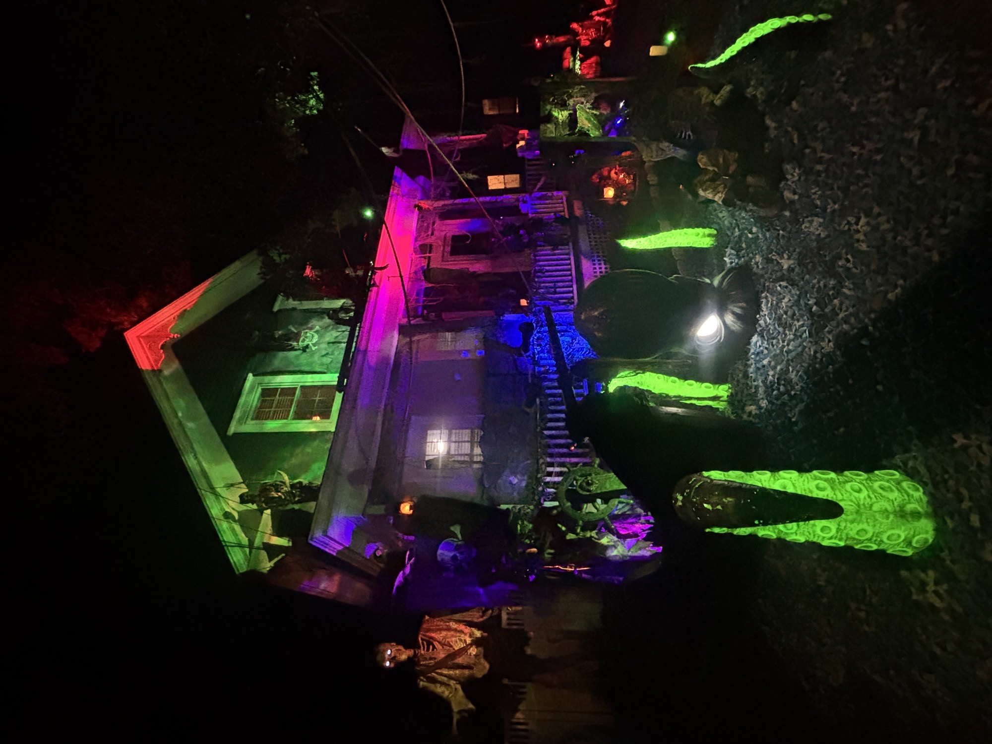 Pirate Skeleton Menagerie Halloween Haunt in North Chelmsford, Massachusetts