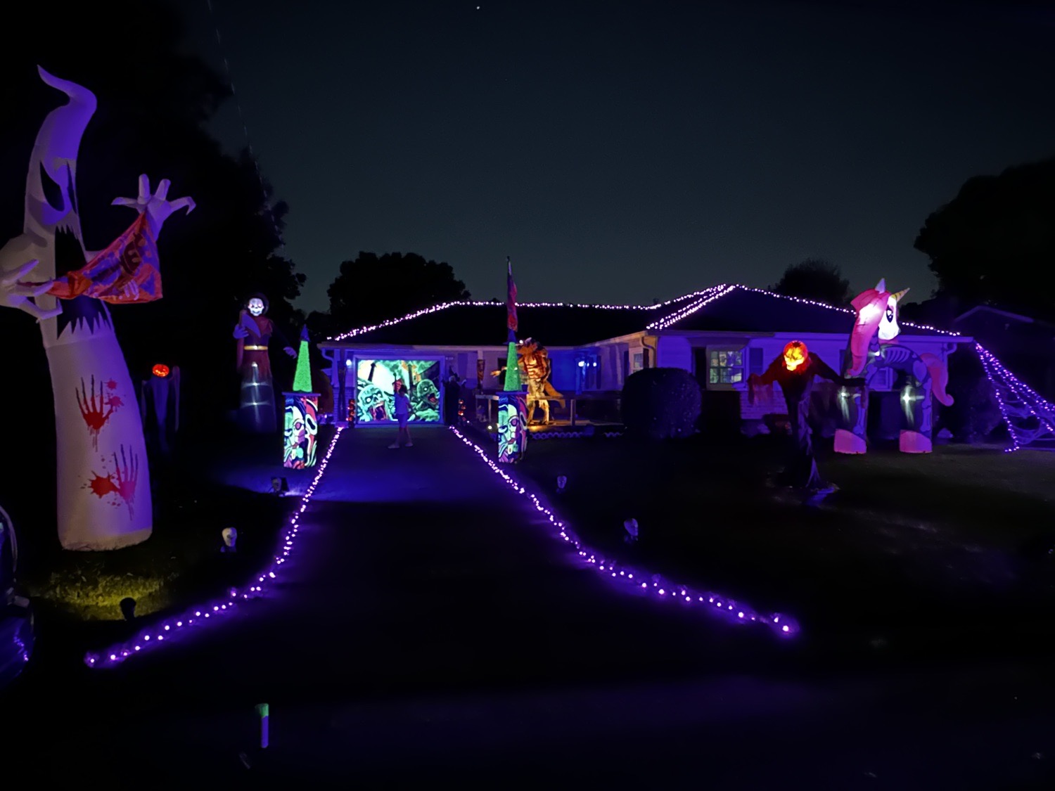 Halloween House Yard