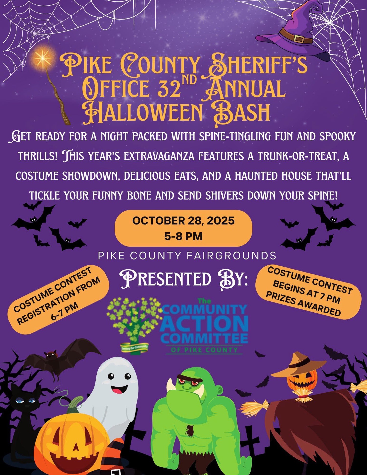 Pike County Sheriff’s Department Halloween Bash October 28th