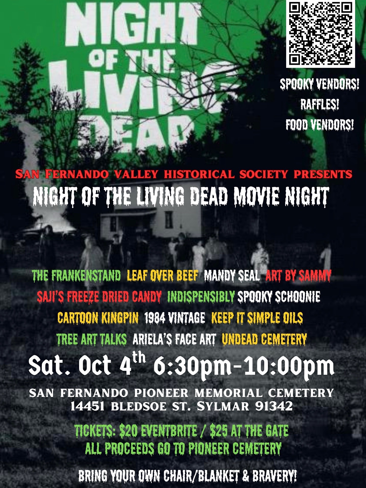 Cemetery Movie Night: Night Of The Living Dead