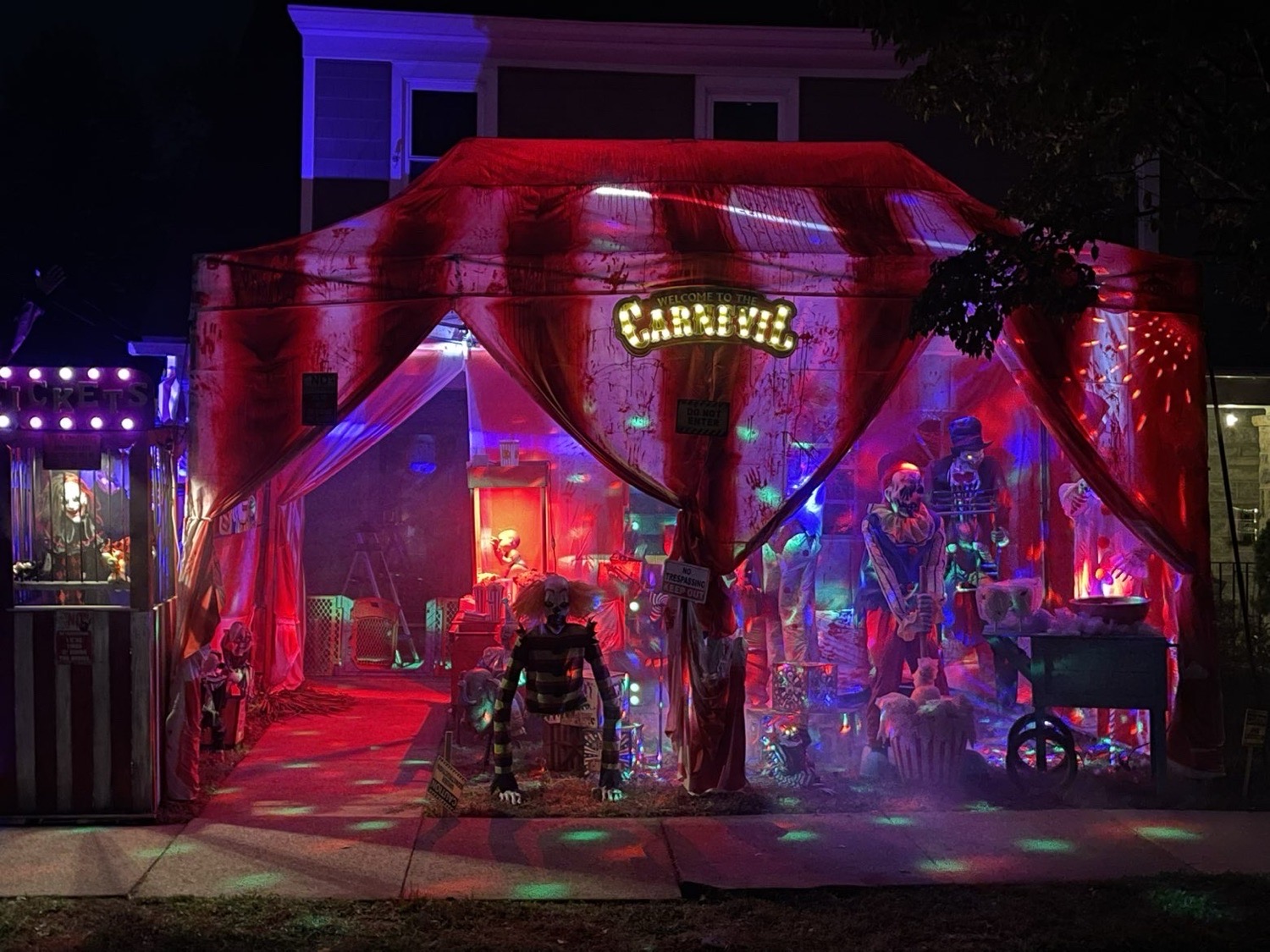 Carnevil Halloween Display in Media, Pennsylvania