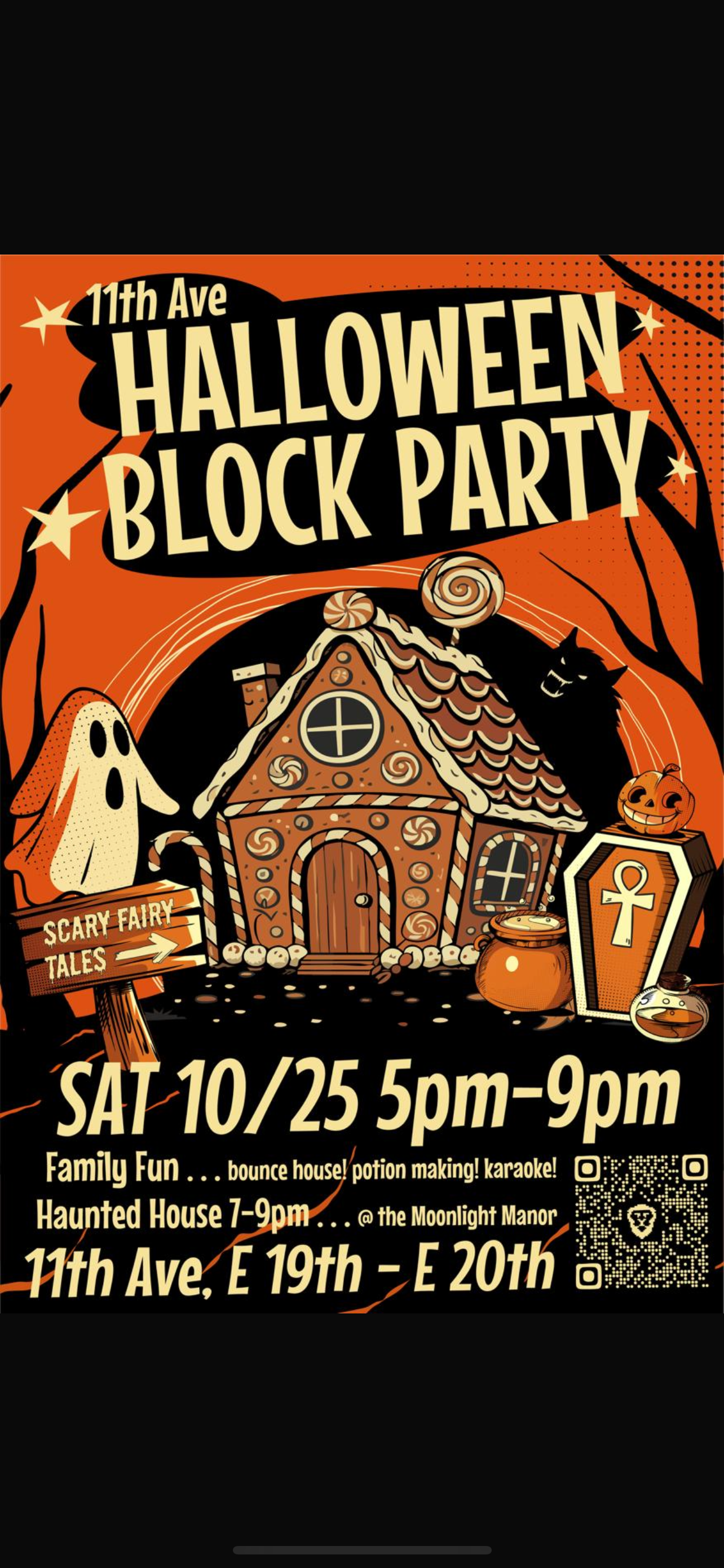 Block Party And Haunted House