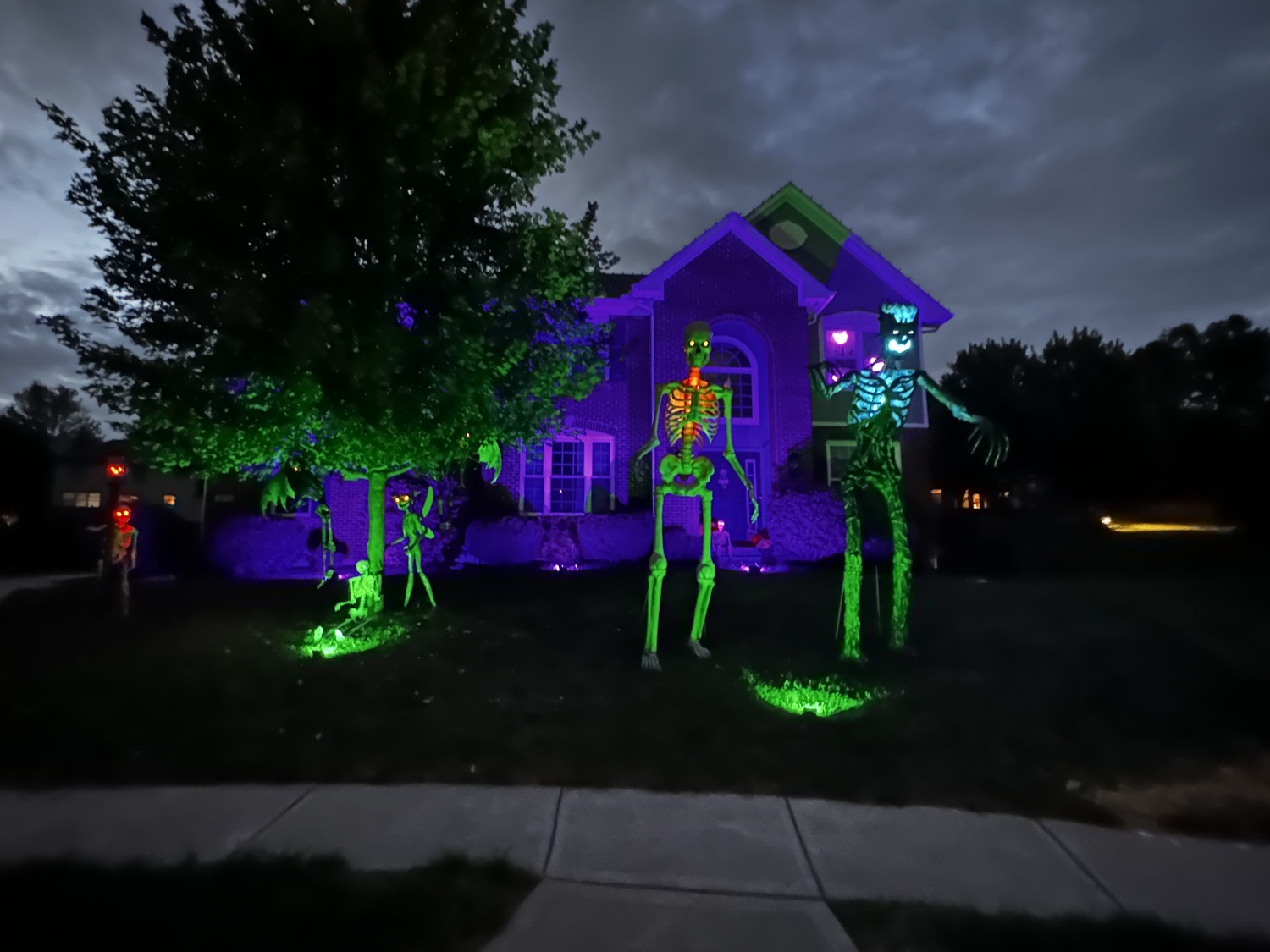 Little Boy’s Start Of Halloween Displays