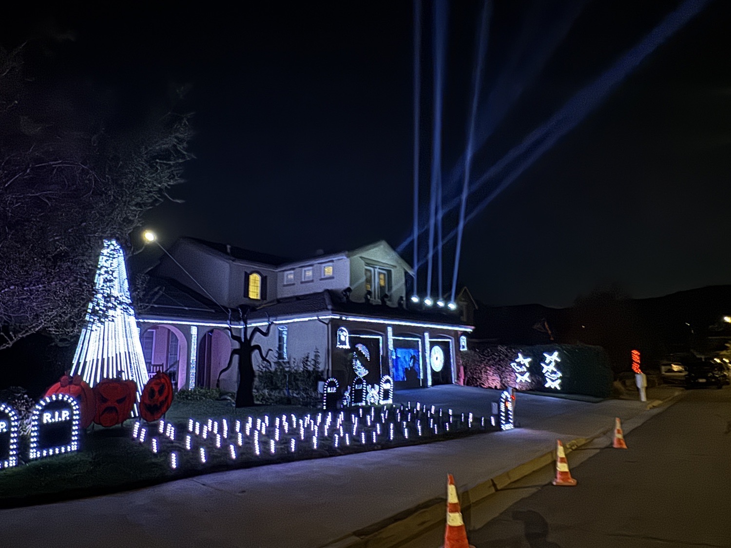 Southern Oaks Halloween Light Show