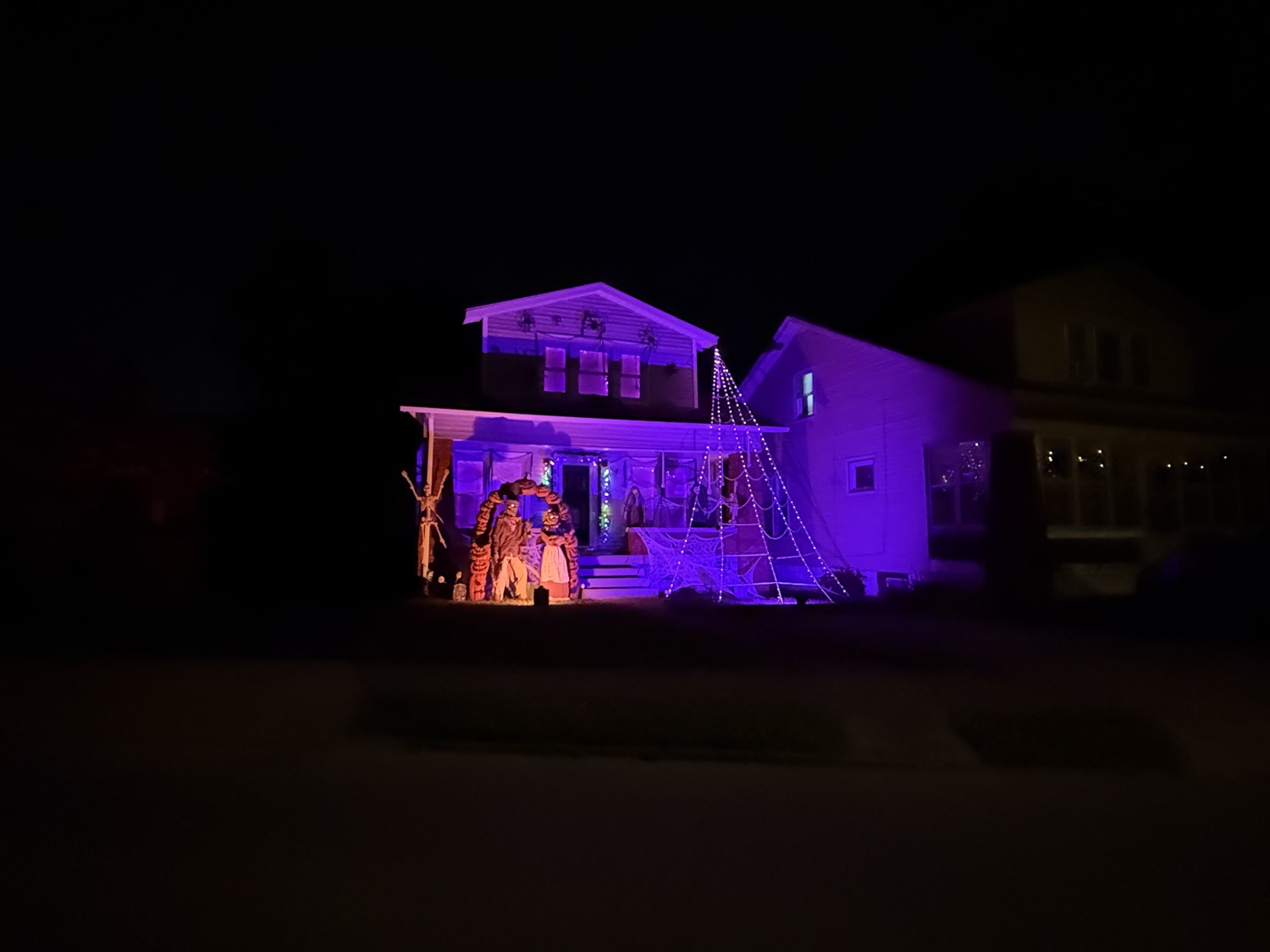 Lights and frights Halloween Haunt in New Albany, Indiana