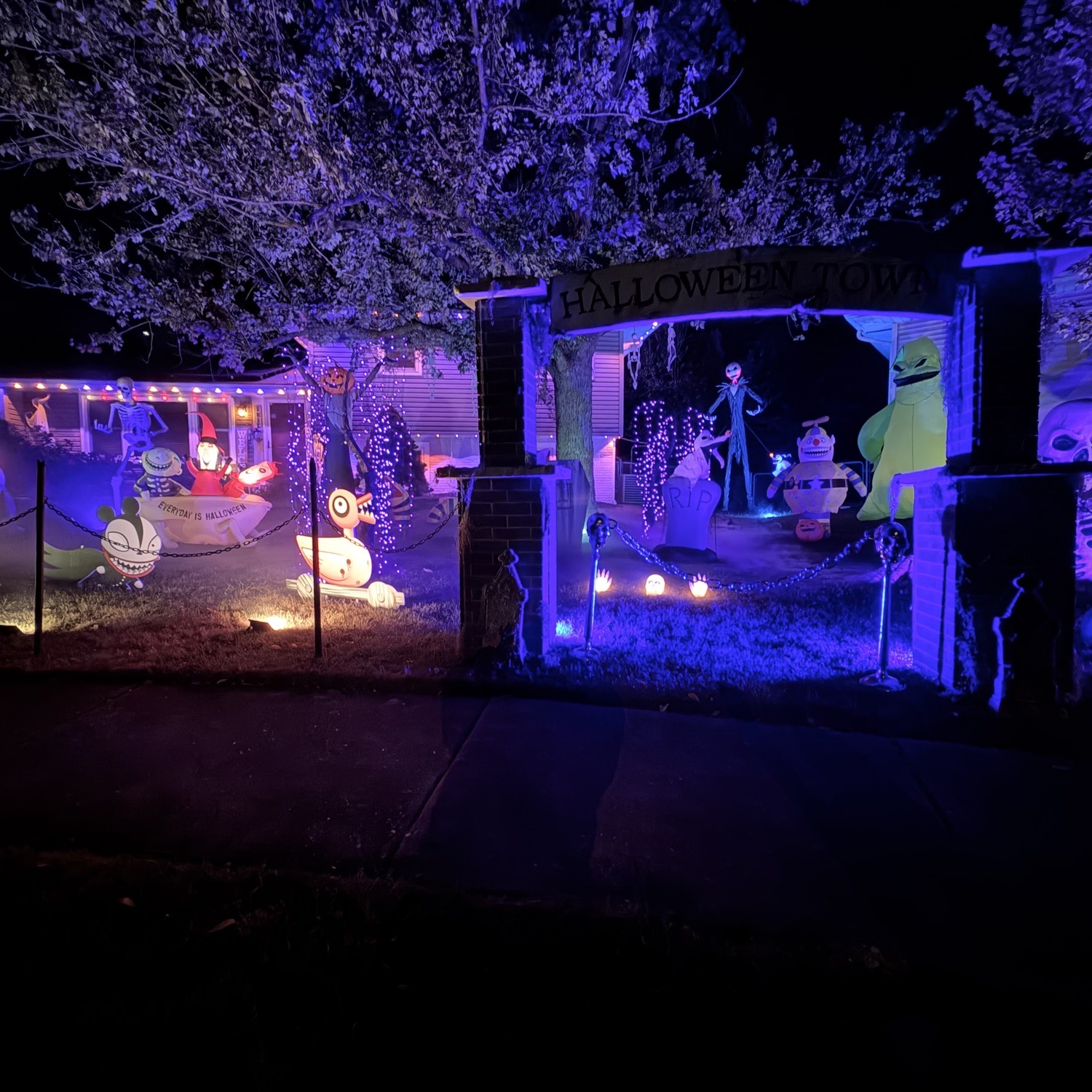 Halloween Town on Allcott Court