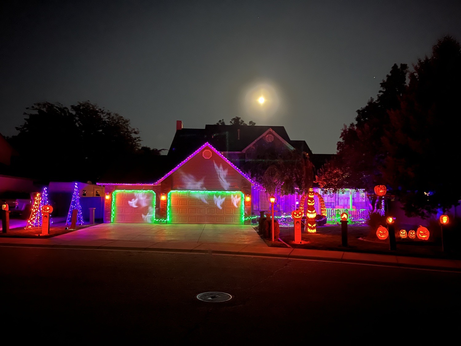 Our Halloween Yard Display