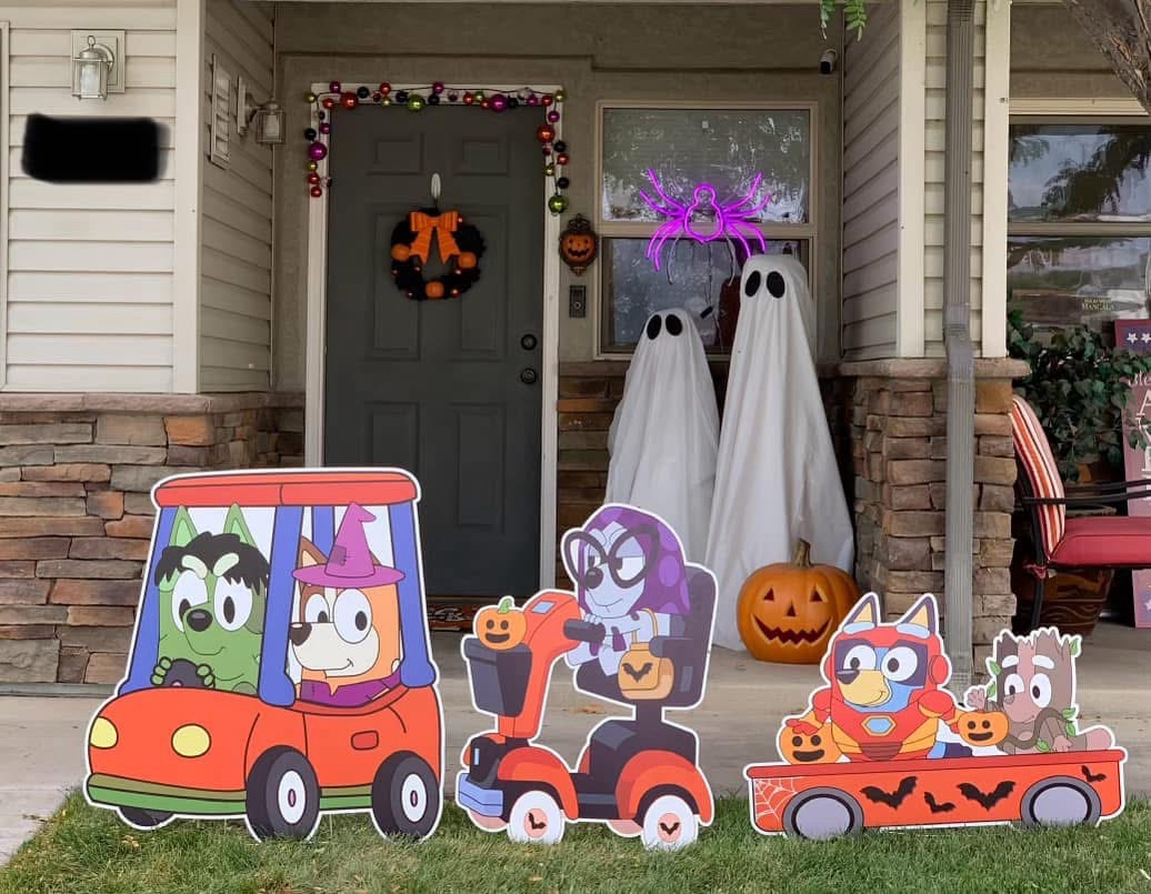 Bluey Halloween House