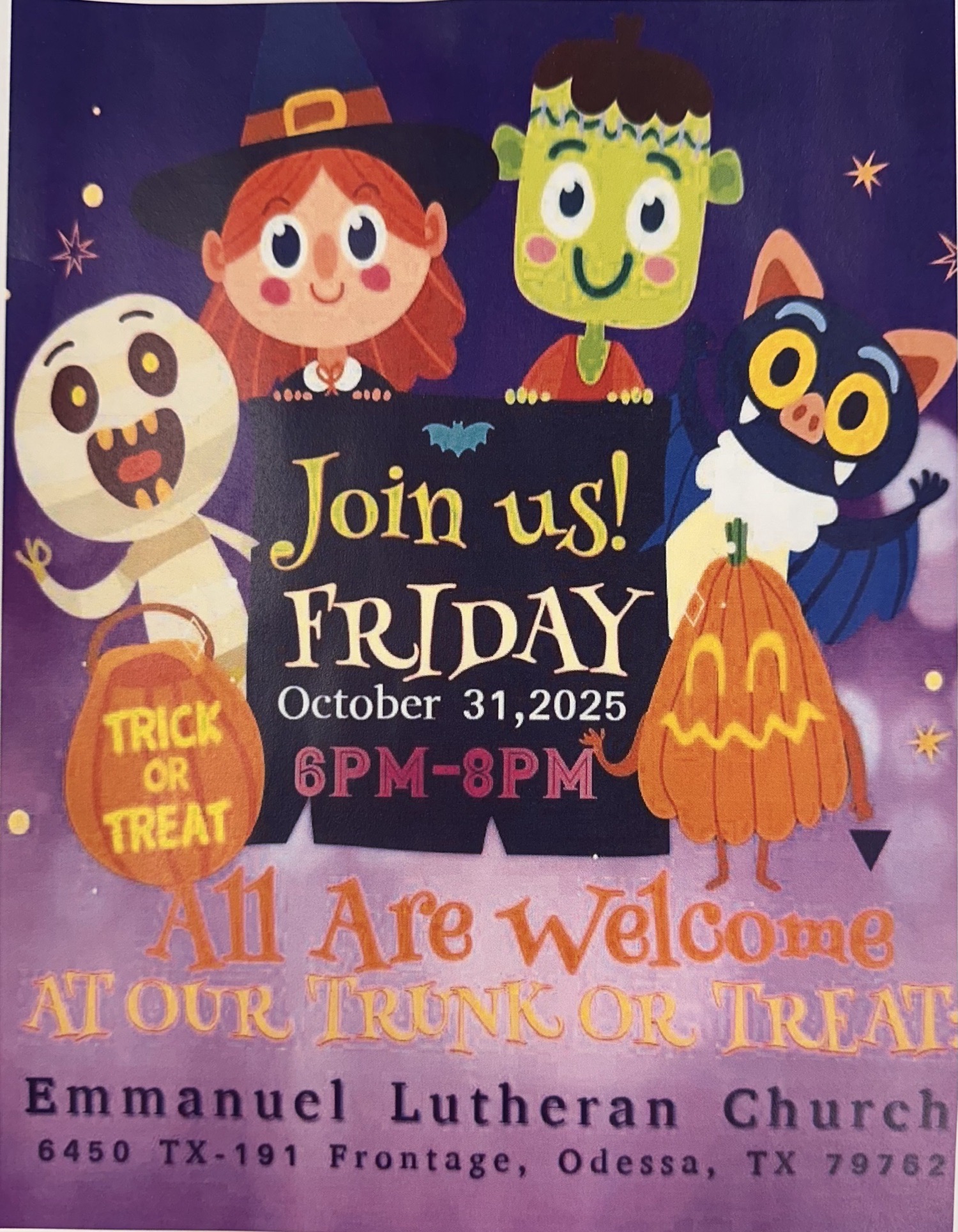 Trunk And Treat!!