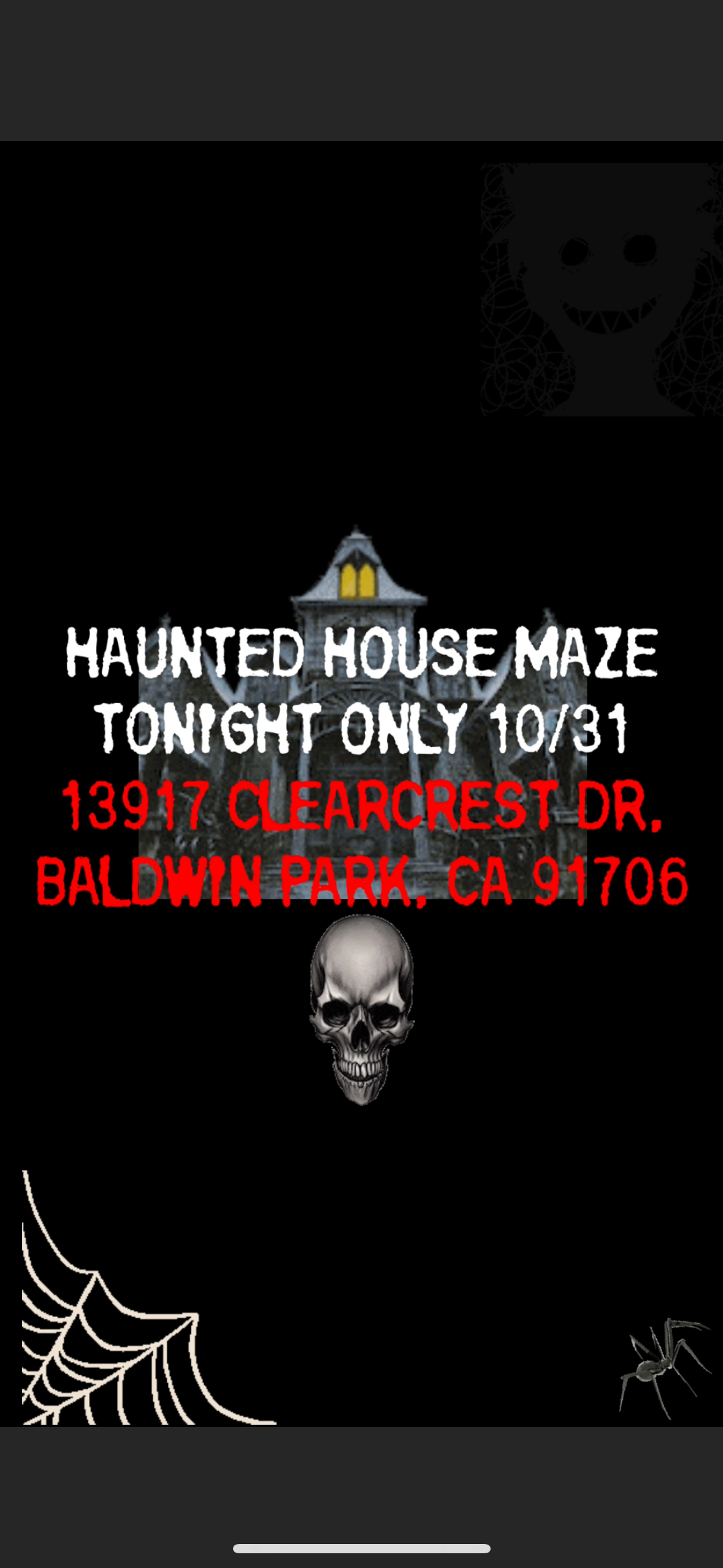 Haunted Maze!
