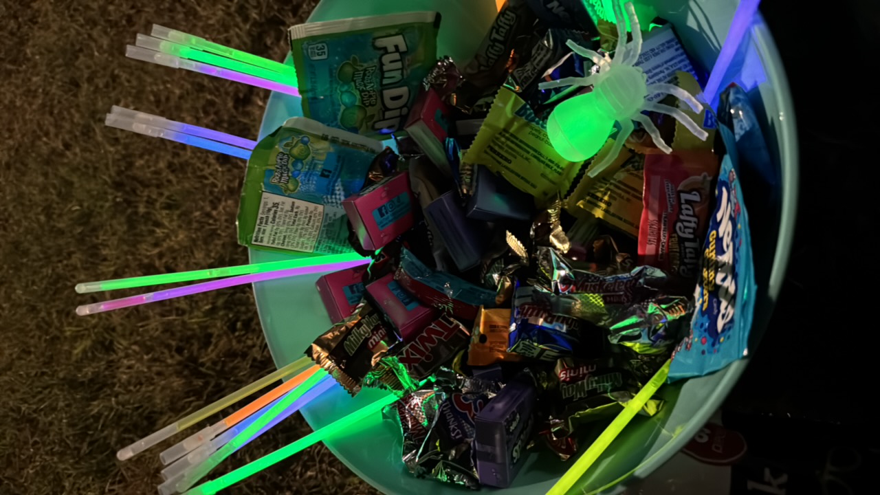 Candy! And Glow Sticks