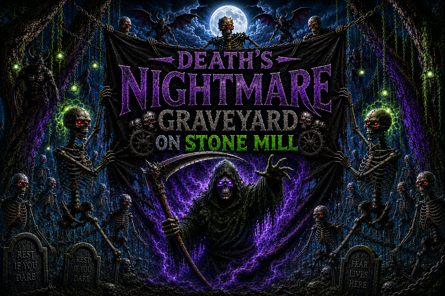 Death’s Nightmare Graveyard On Stone Mill