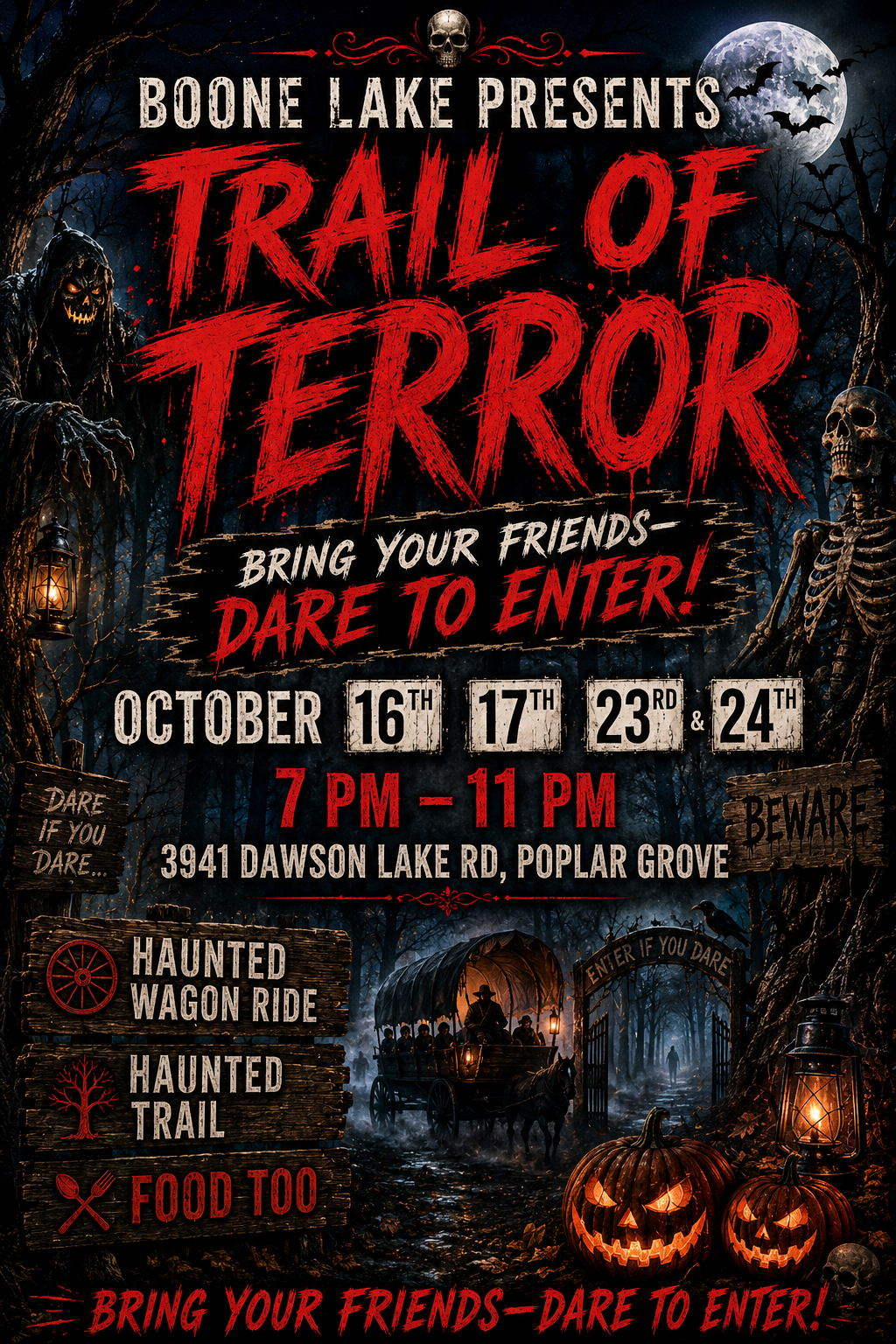 Boone Lake’s Haunted Trail