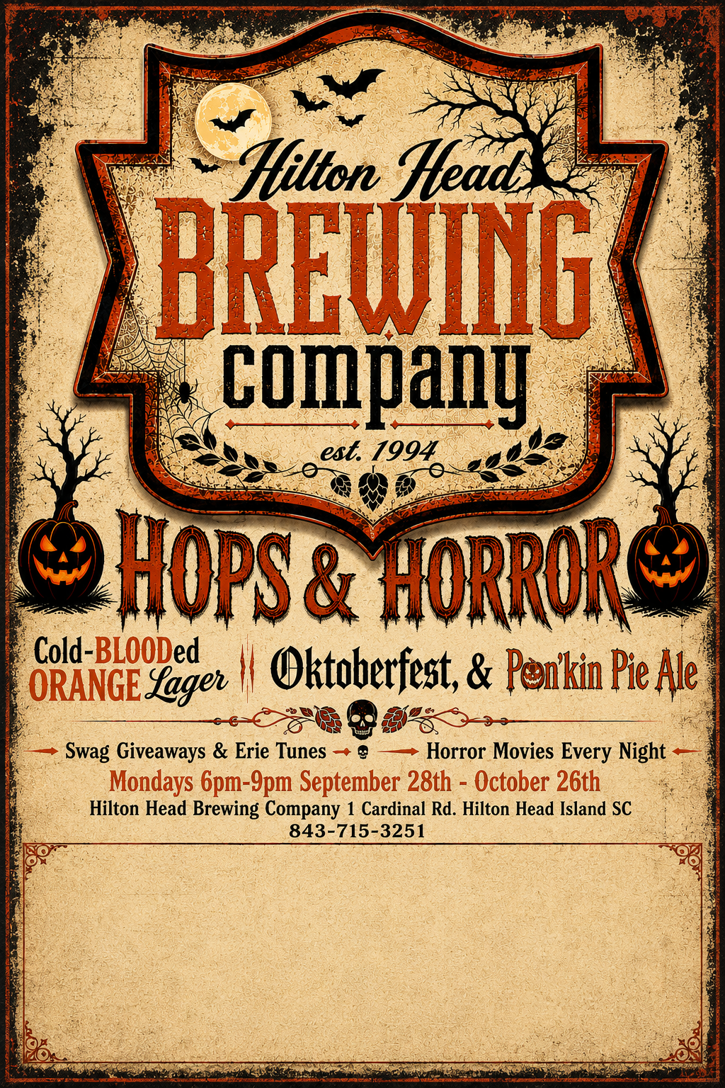 Hops & Horror — haunted house in Hilton Head Island, SC