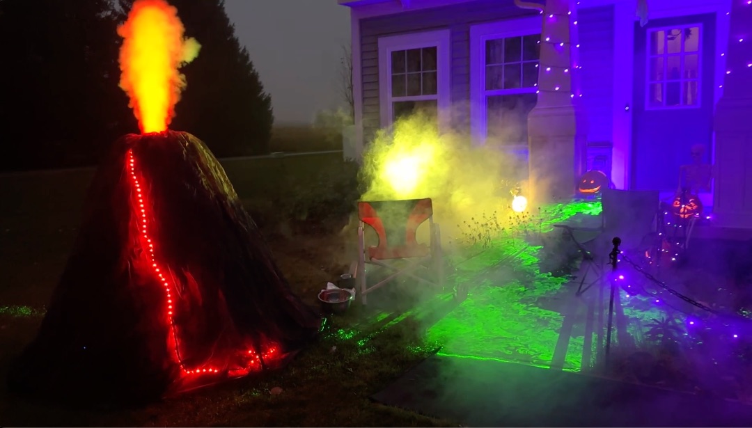 Home Haunt - Brave The Volcano! — haunted house in Chesterton, IN