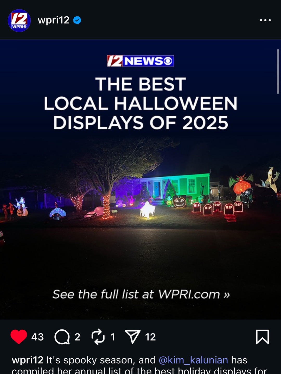 Cohens Halloween LightShow — haunted house in Bristol, RI