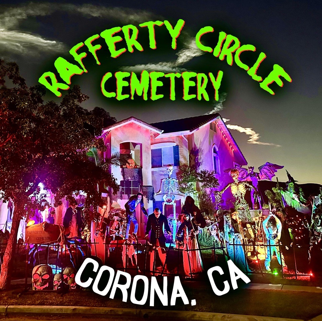 RAFFERTY CIRCLE cemetery Drive-Through Haunt in Corona, California