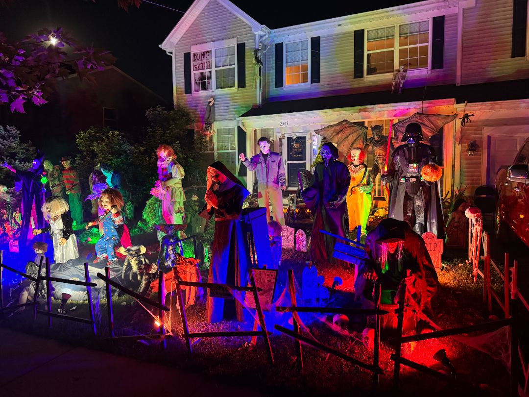 Nightmare on Magnolia Ln. Halloween Haunt in Round Lake, Illinois