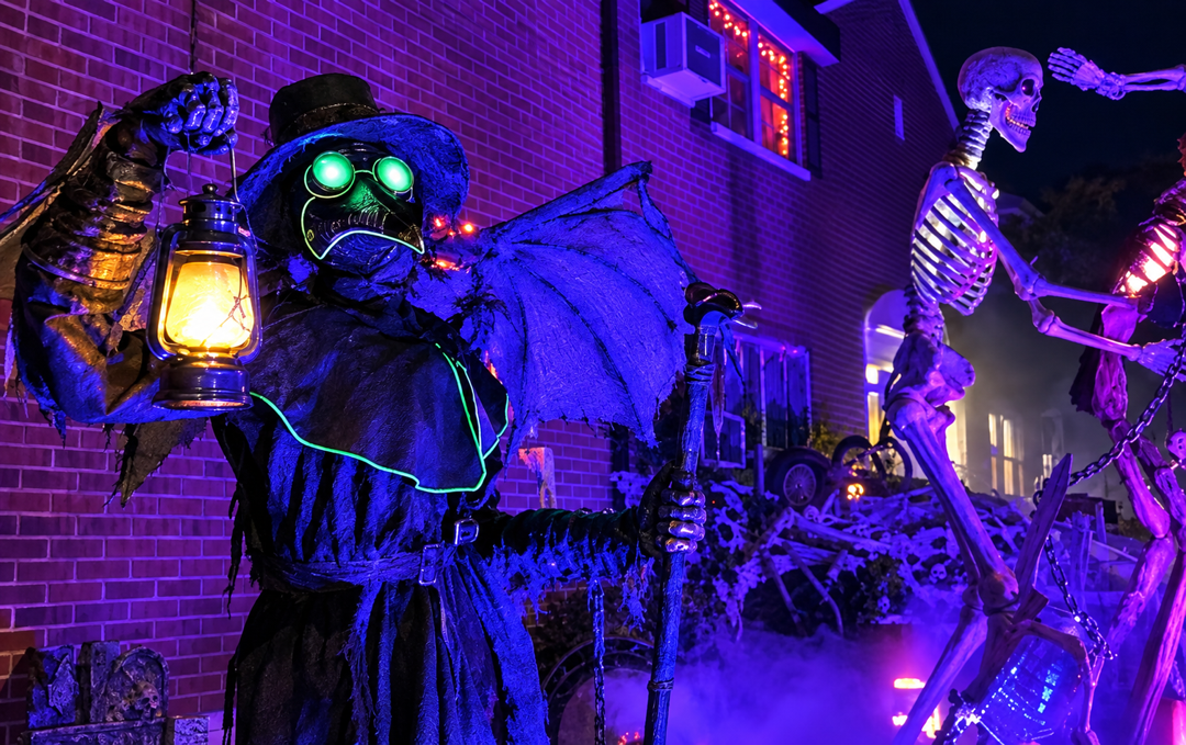 Little Neck Halloween display — haunted house in New York, NY