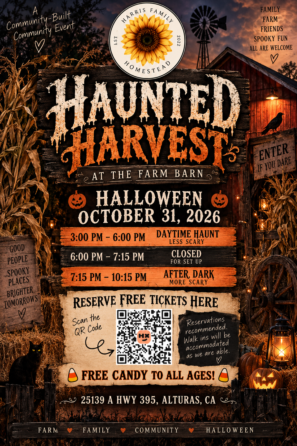 Haunted Harvest Walkthrough Event — haunted house in Alturas, CA