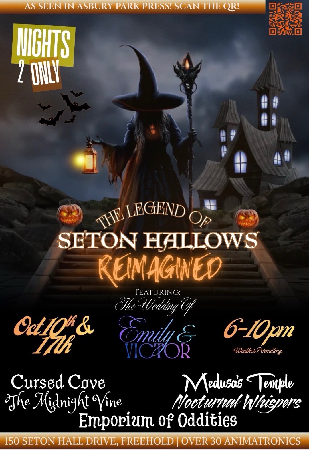 The Legend Of Seton Hallows: Reimagined — haunted house in Freehold, NJ