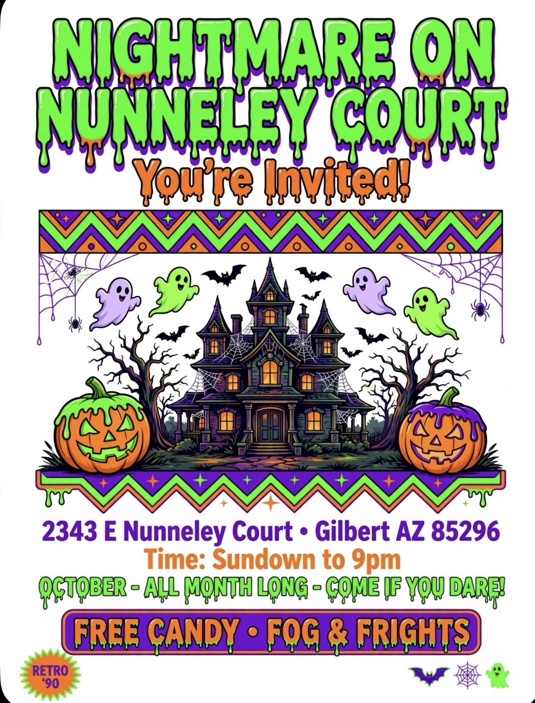 Haunting At Nunley Court — haunted house in Gilbert, AZ