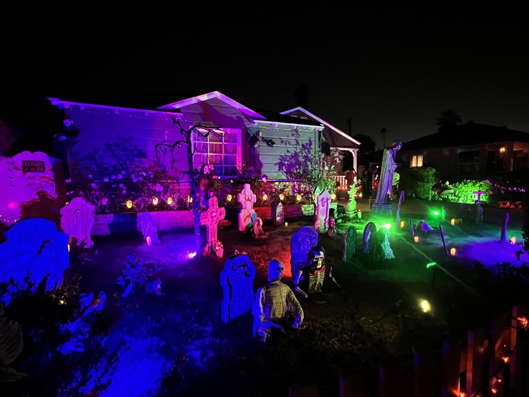 Halloween On Hart St. in Los Angeles, California