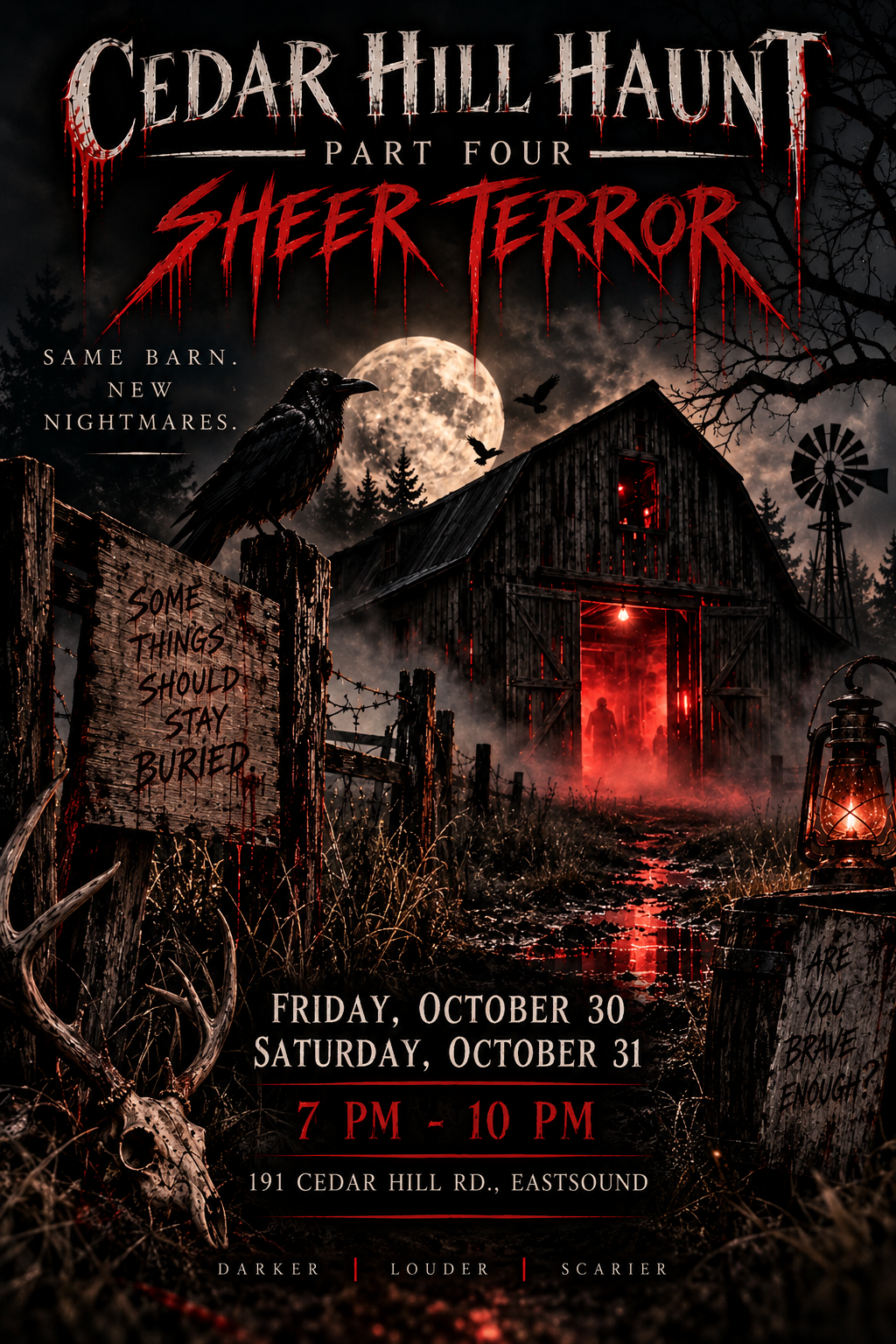 Cedar Hill Haunt in Eastsound, WA