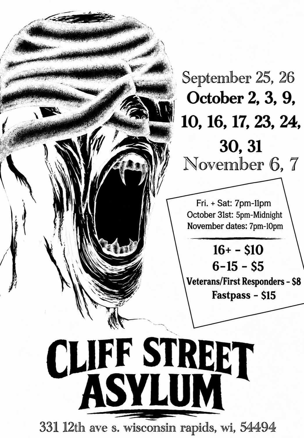 Cliff Street Asylum in Wisconsin Rapids, WI