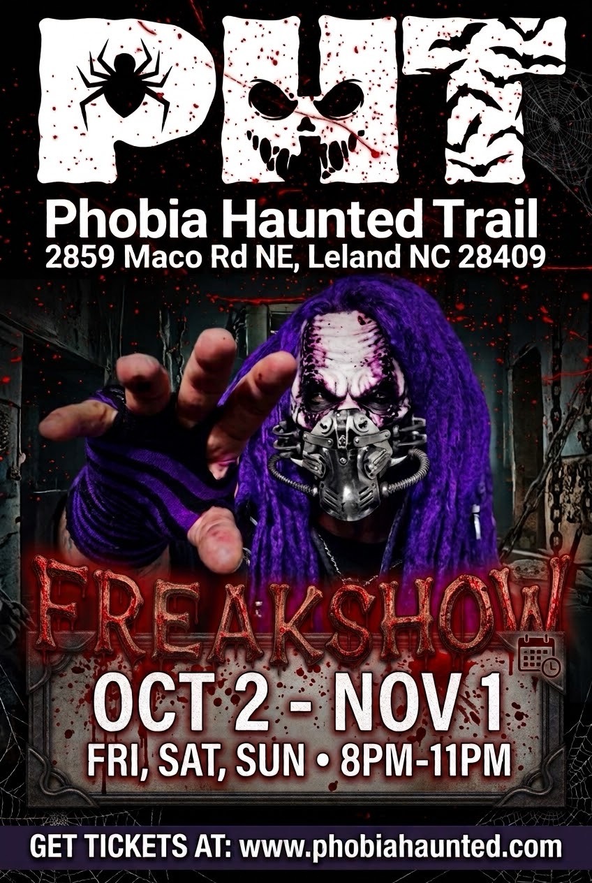 Phobia Haunted Trail in Leland, NC