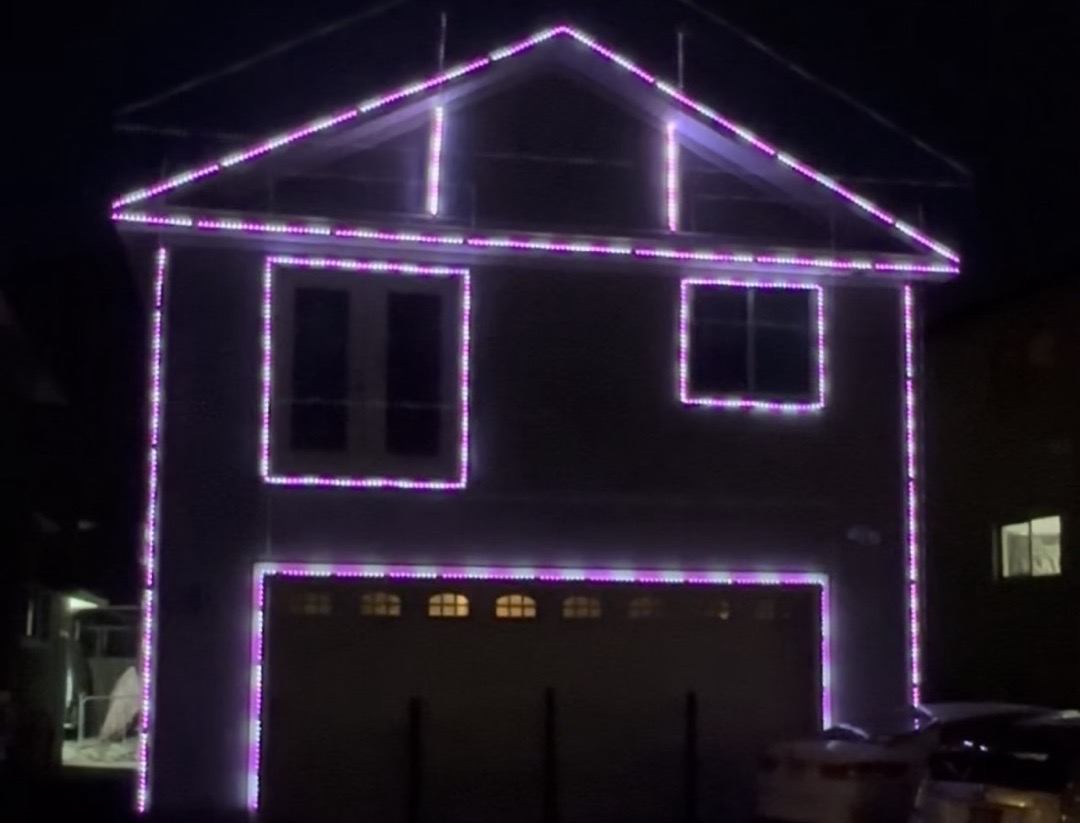 Halloween Light Show by Housing with Moxy