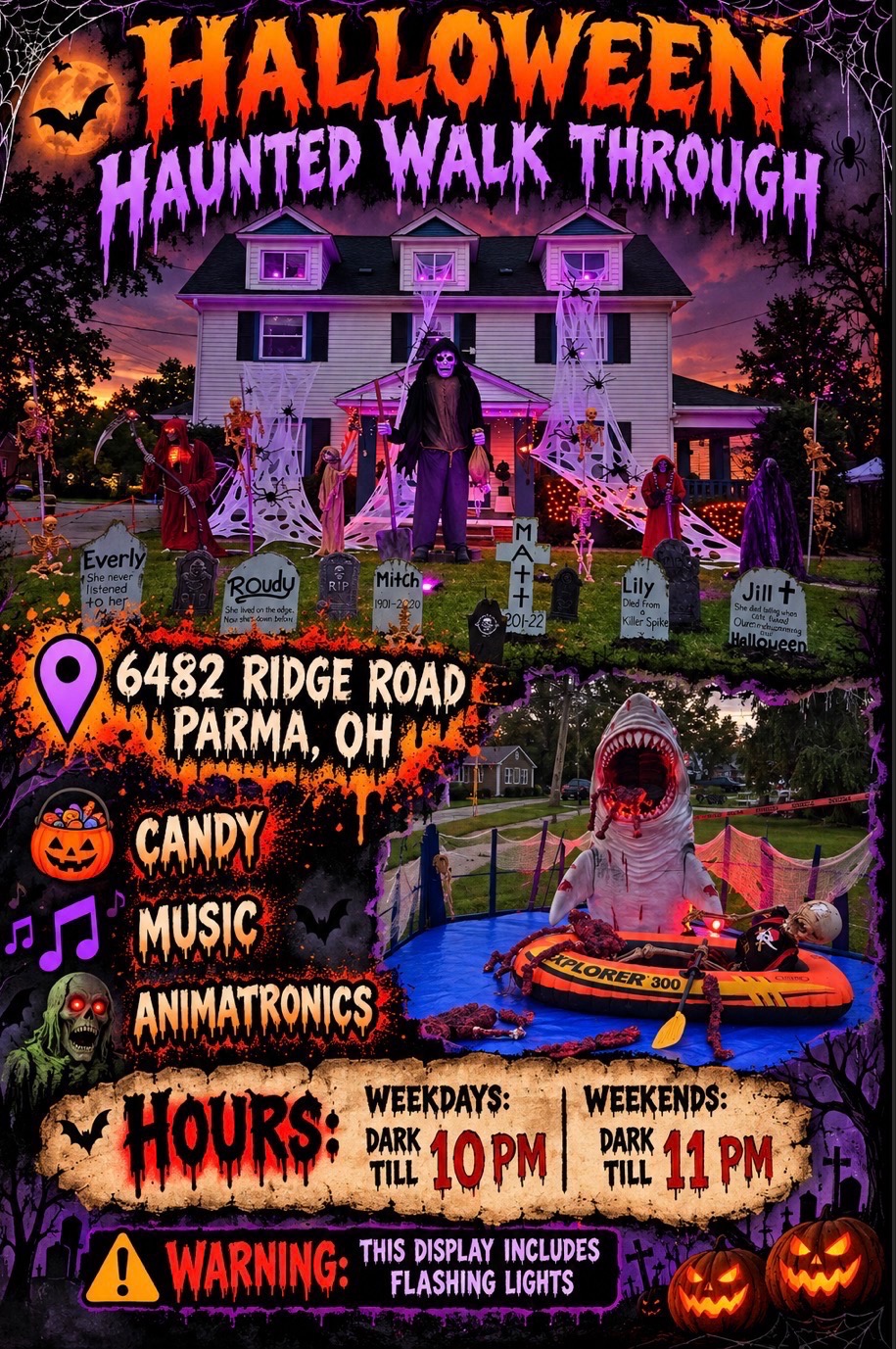 Haunted House On Ridge Rd — halloween haunt in Parma, OH