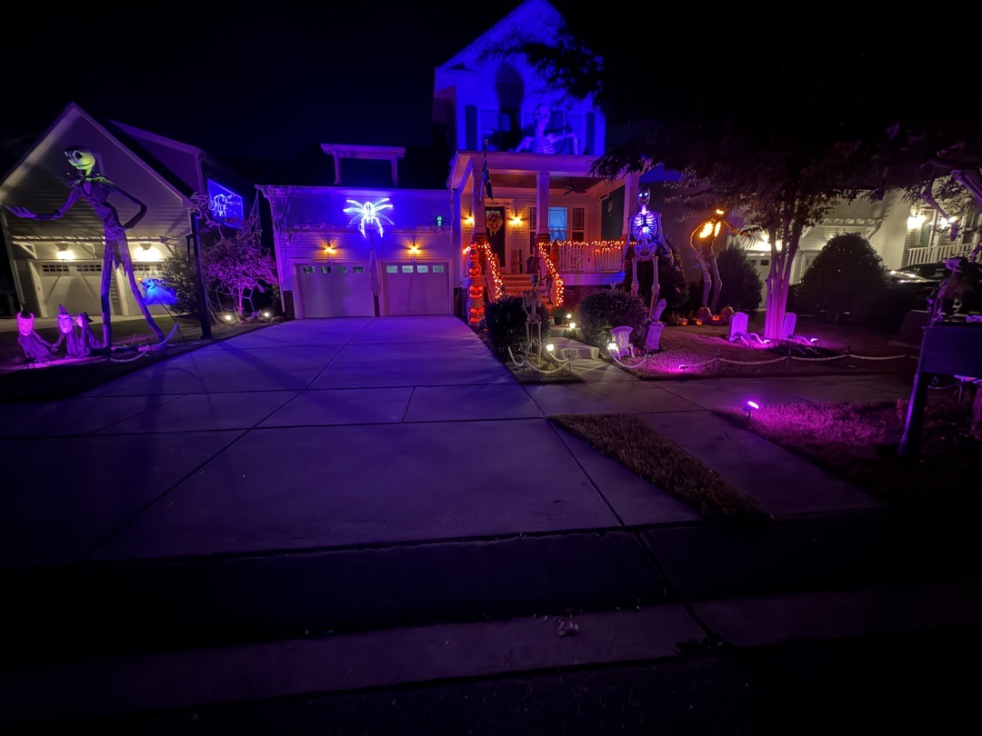 Heritage Reserve Halloween Display in Wake Forest, North Carolina