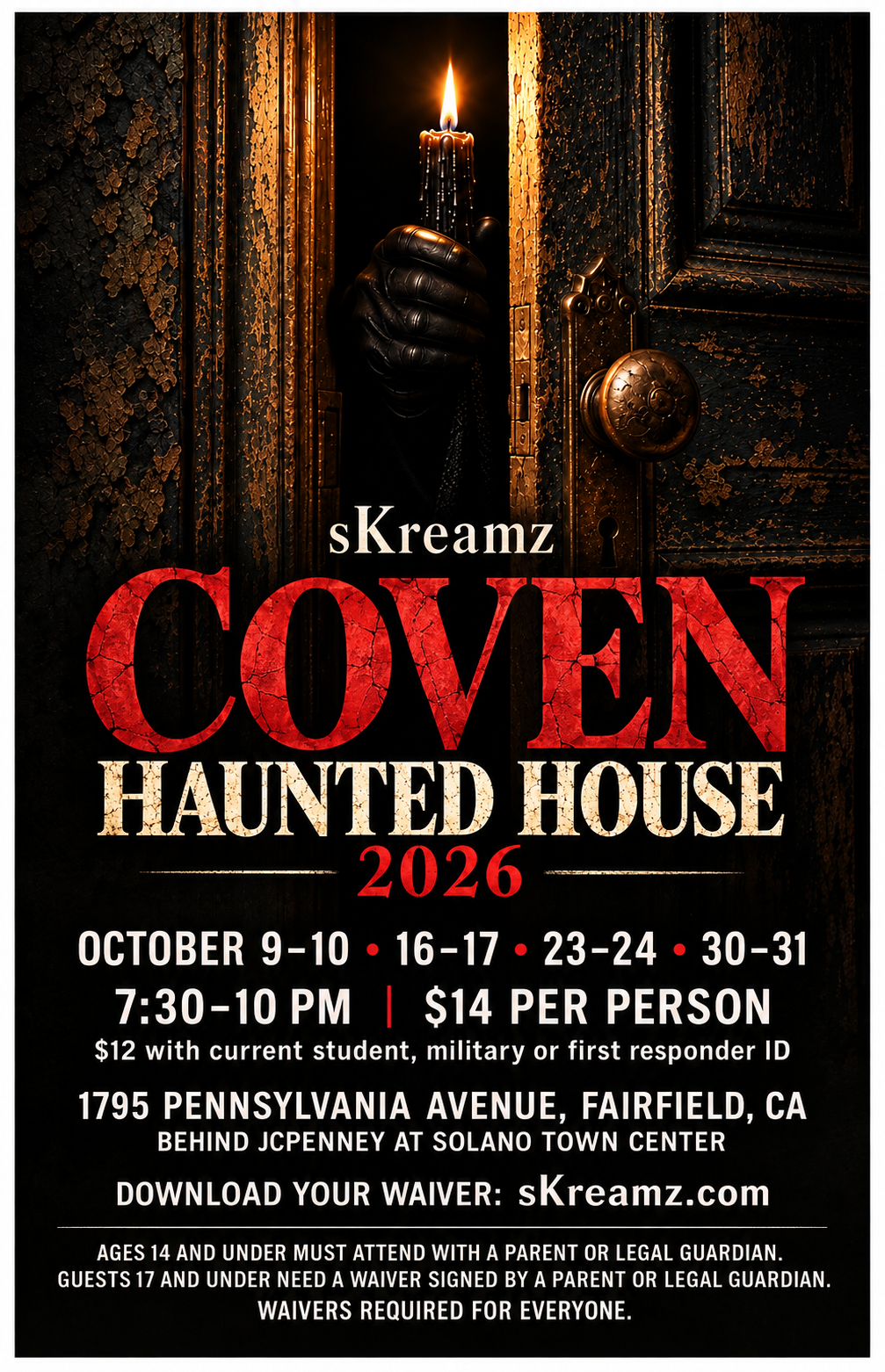 Skreamz Haunted House in Fairfield, California