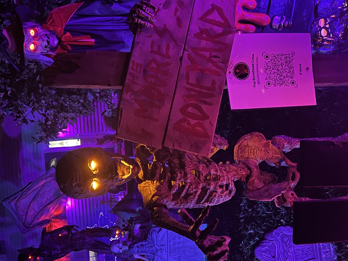 The Moore’s Boneyard Halloween Haunt in Evansville, Indiana