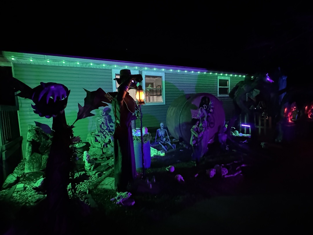 The Bone Yard Halloween Display in Elkhart, Indiana