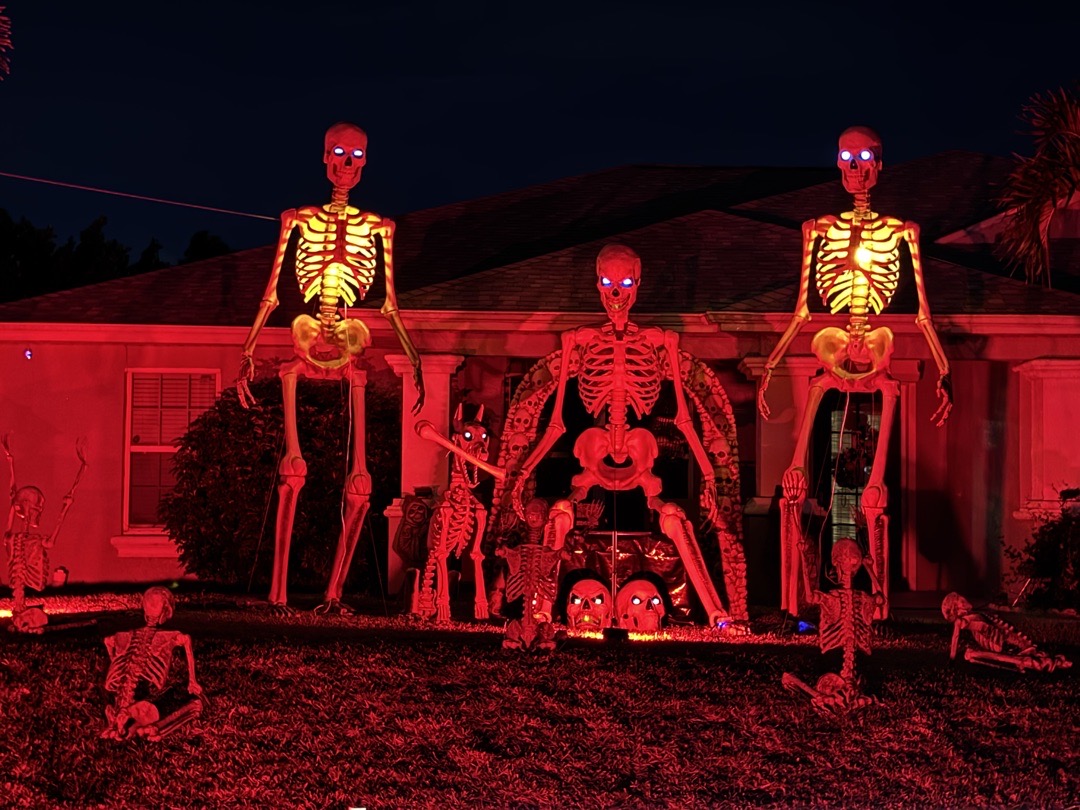 18th Street Krewe Halloween Display in Cape Coral, Florida