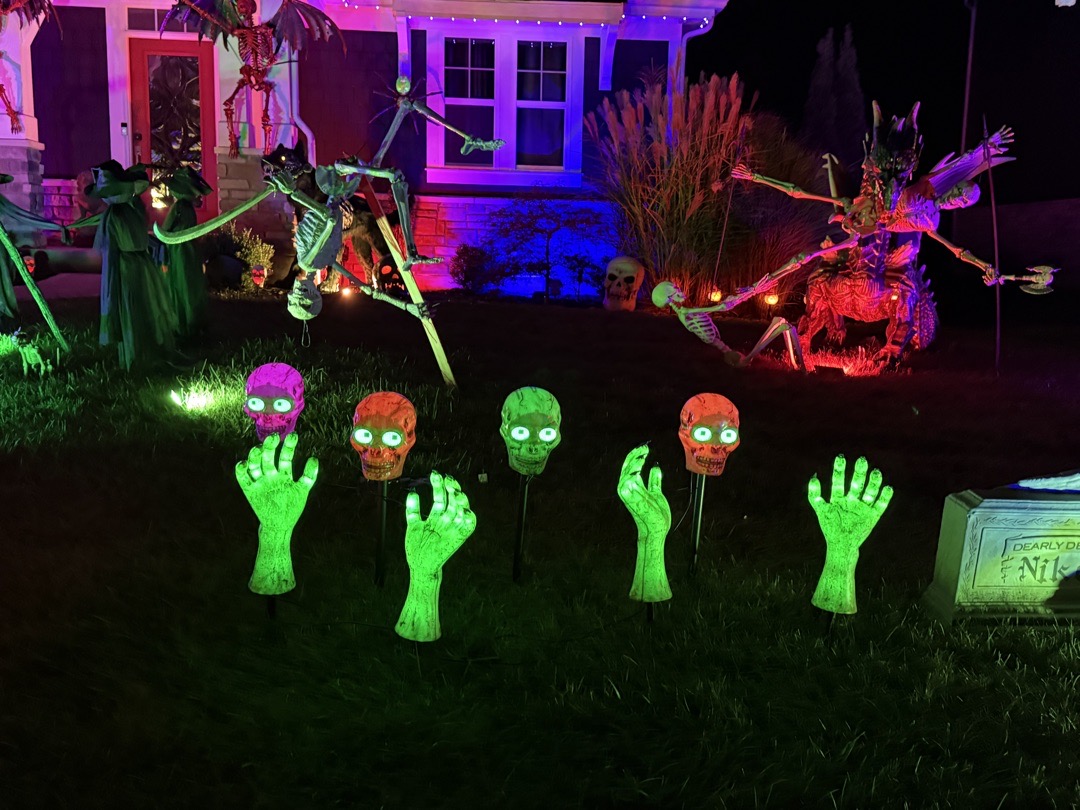 Skeleton Scare in Alexandria, KY