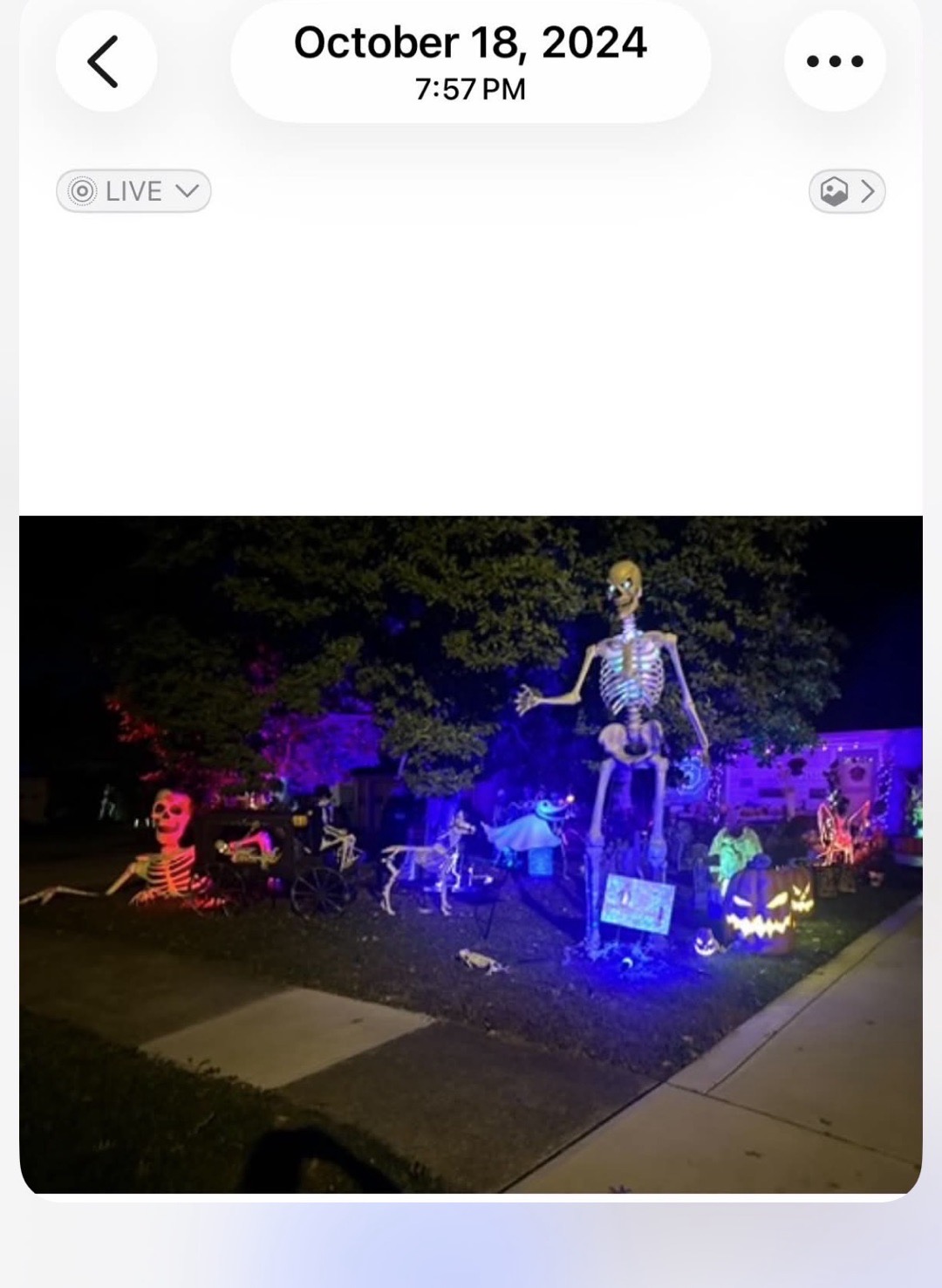 spooky Fun Cemetery on Russell in Bay Village, OH