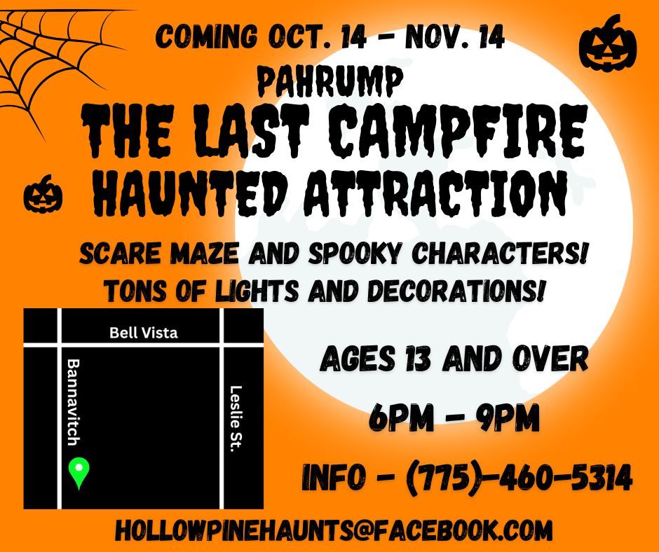 The Last Campfire Haunted Attraction in Pahrump, NV