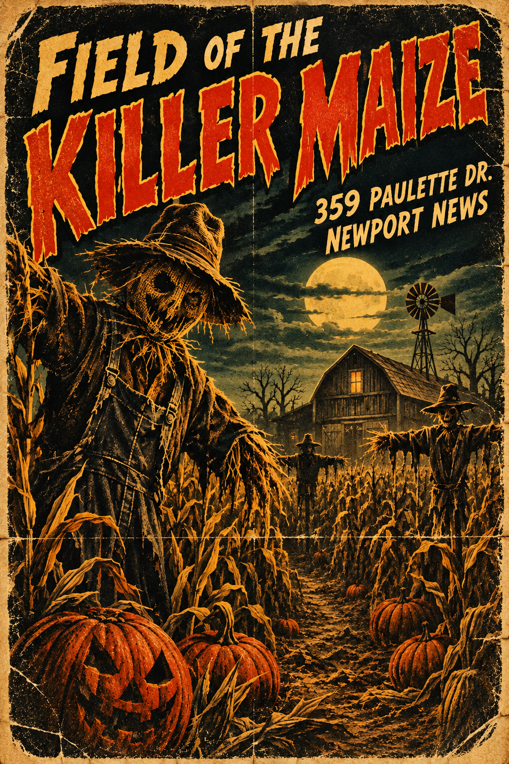 Corner Maize Halloween Haunt in Newport News, Virginia