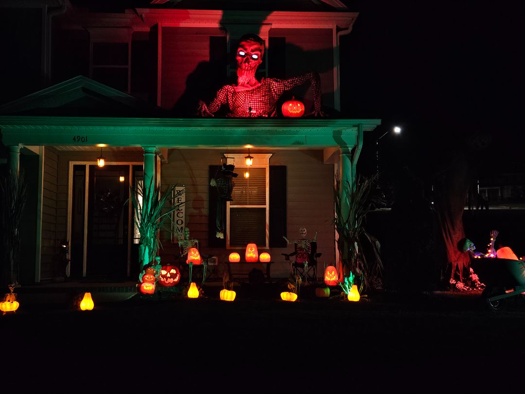 Haunted pumpkin patch in Knightdale, North Carolina