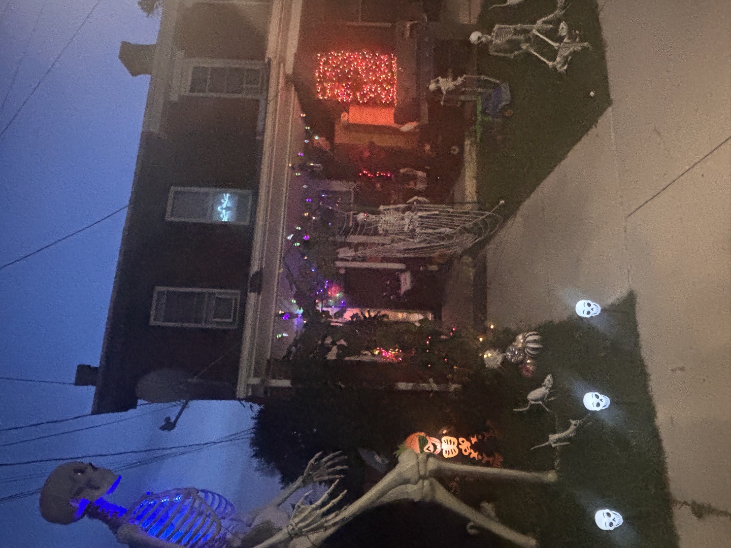 Bone Yard on the Block Halloween Display in Carlisle, Pennsylvania